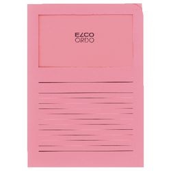Carpeta clasificadora elco a4 rosa 100 piezas