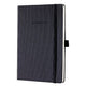 Quaderno sigel a5 213x295x20mm 80g m2 nero a quadretti