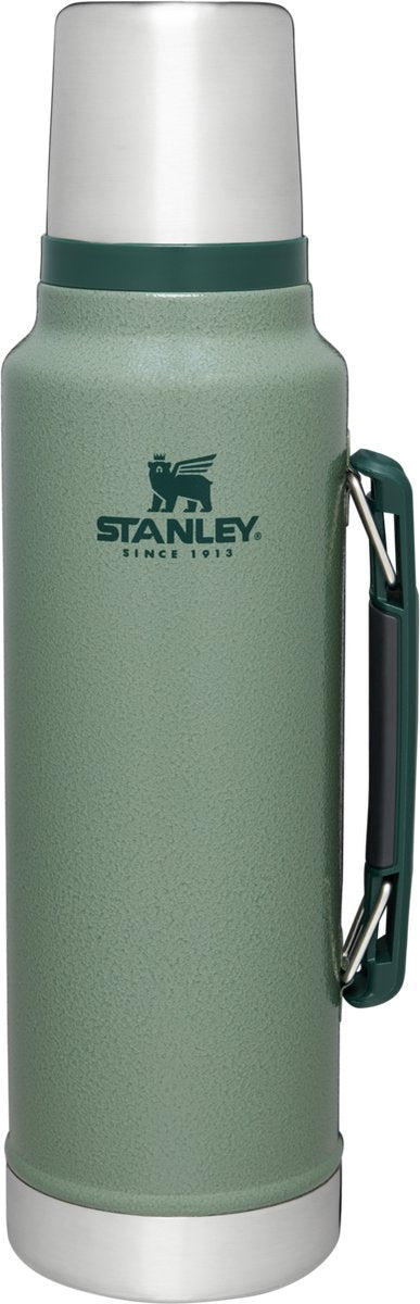 Stanley classico leggendario thermos da 1,4 l mantiene caldo per 40 ore, freddo per 35 ore - a prova di perdite - lavabile in lavastoviglie - senza BPA - per caffè, tè e altro - thermos in acciaio inossidabile - nero opaco