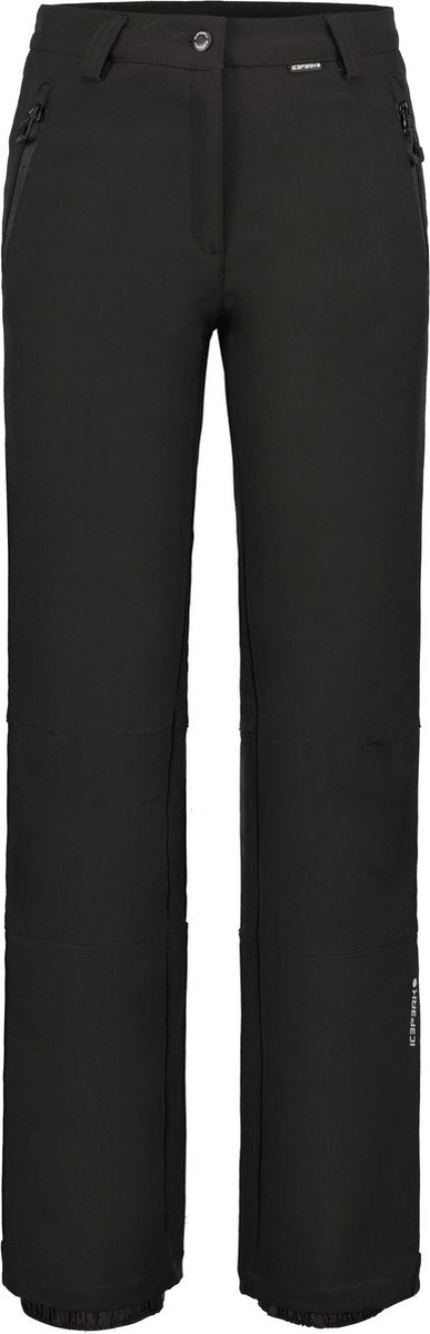 Icepeak frechen dames softshell skibroek - zwart - 40