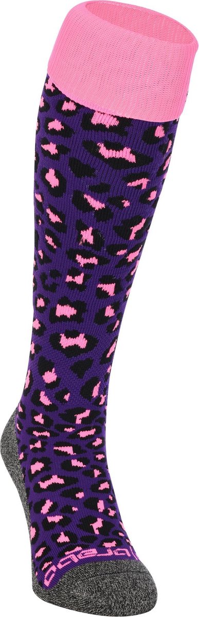 Calzini Brabo bc8450c cheetah viola calzini sportivi unisex - viola