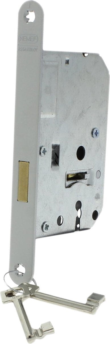 Nemef kastslot - afgerond - staal gelakt - 1256-2-2 - 50 mm