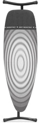 Brabantia strijkplank d - met hittebestendige parkeerplaats - 135x45 cm - titan oval