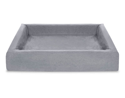 Bia bed funda de algodón cesta para perros gris