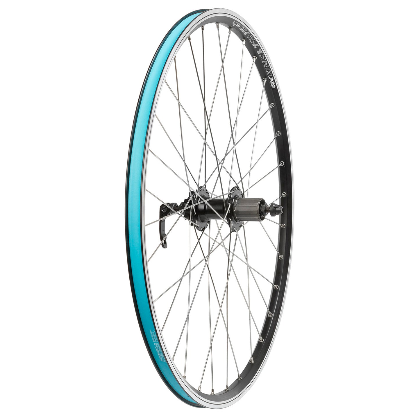 Ruota posteriore Shimano a disco + V-brake