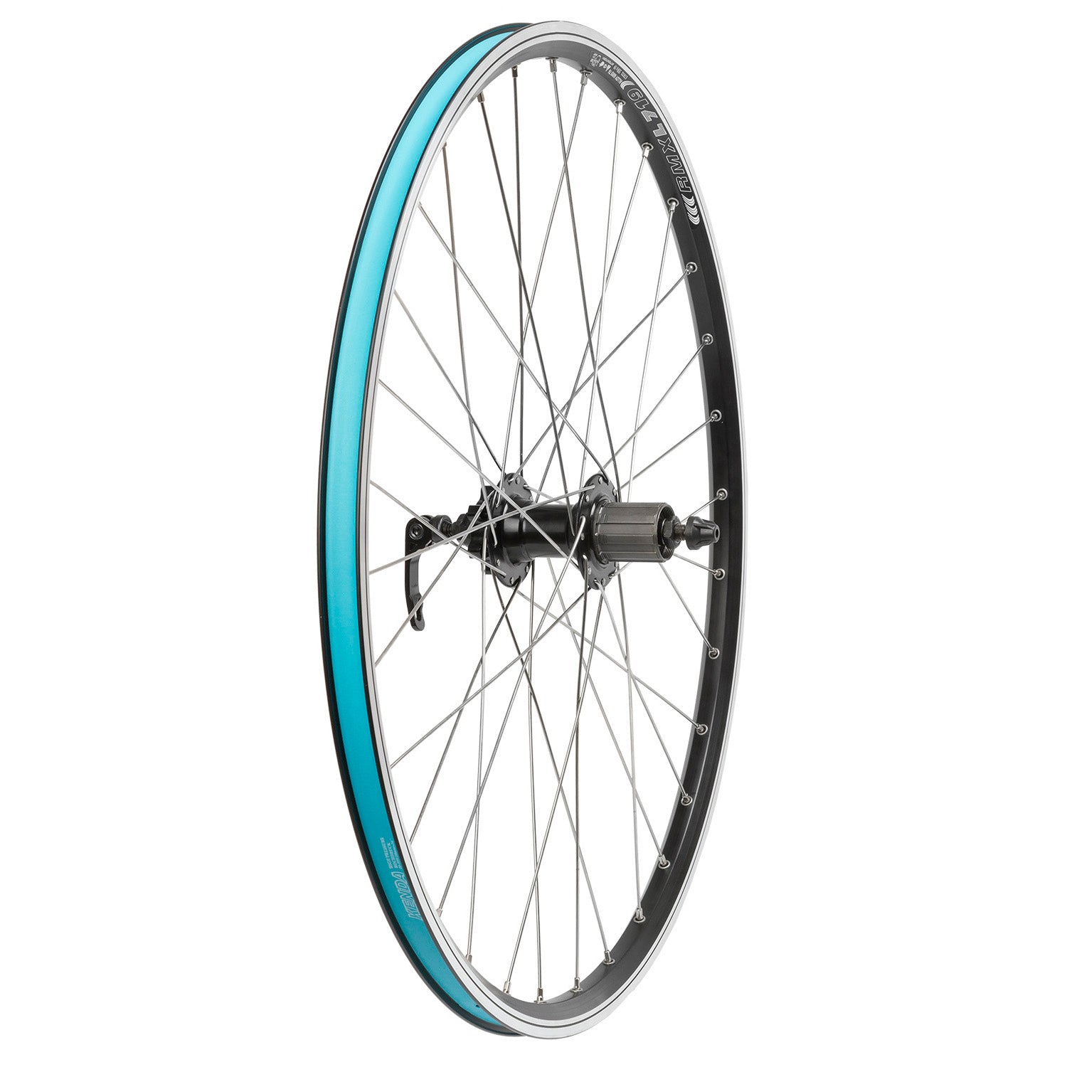 Ruota posteriore Shimano a disco + V-brake