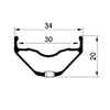 Abi 4.30 e-mtb boost front wheel