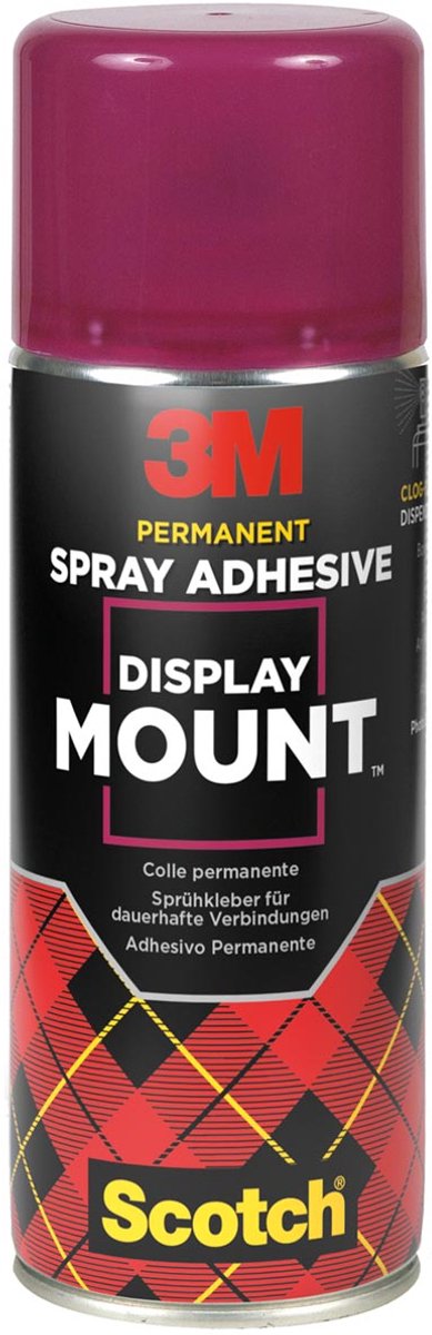 Supporto per display 7077 Adesivo multiuso trasparente 3m senza CFC - 400 ml