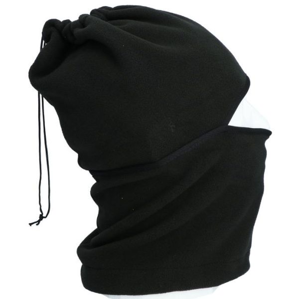 Scaldacollo multifunzione Edge - poliestere - nero