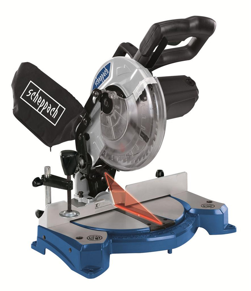 Scheppach hm80l afkortzaagmachine - 1500 watt 230v 3901105915