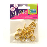 Vaessen creative • alu deco toggle clasp 6pcs light gold - afbeelding 2