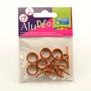 Vaessen creative • alu deco toggle clasp 6pcs orange copper - afbeelding 2
