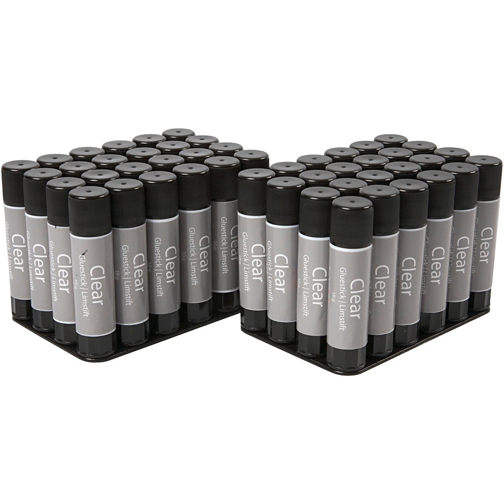 Creativ company http: www.cchobby.nl transparante-lijmstift-rond-10-gr-48-stuk-1-doos