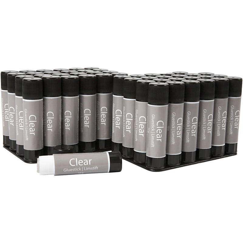 Creativ company http: www.cchobby.nl transparante-lijmstift-rond-10-gr-48-stuk-1-doos