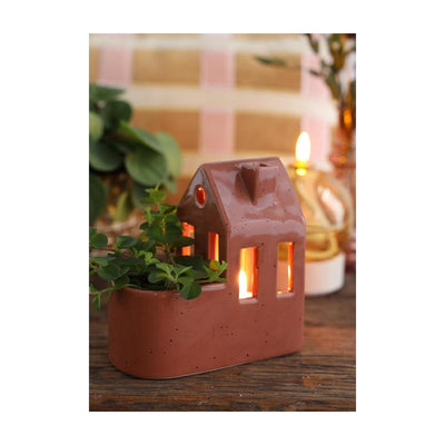 Idee casa delle piante 4 stagioni terra rosa ø7,3xh14,2cm