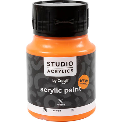 Https: www.cchobby.nl creall-studio-acrylverf-semi-dekkend-orange-09-500-ml-1-fles