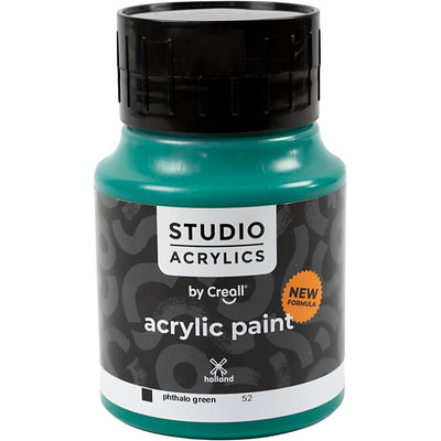 Https: www.cchobby.nl creall-studio-acrylverf-dekkend-phtalo-green-52-500-ml-1-fles