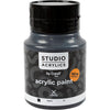Pintura acrílica Creall studio, opaca, negra (99), 500 ml 1 botella