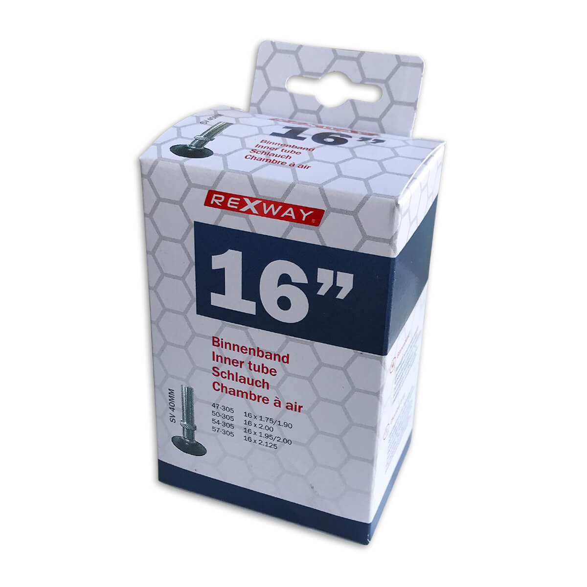 Binnenband de bicicleta de rexway 16 pulgadas AV