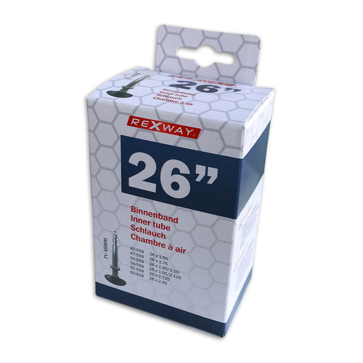 Rexway Binnenband de 26 pulgadas SV de 26 pulgadas