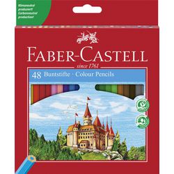 Faber Castell Faber Castell FC-120148 Lápiz de color Faber-Castell Castle Cardboard Hexagonal Cardboard con 48 piezas