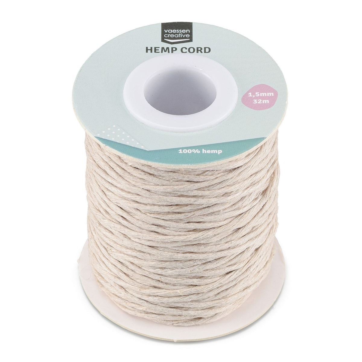 Vaessen creative • henneptouw naturel 1,5mmx32m