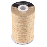 Vaessen creative • jute touw beige 2mmx100m - afbeelding 1