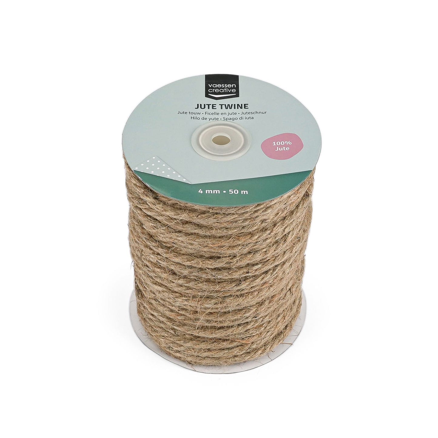 Vaessen creative • cuerda de yute natural 4mmx50m