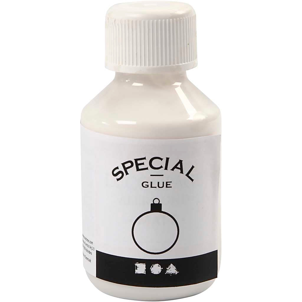 Creativ company pegamento especial para vidrio, transparente, 100 ml 1 botella