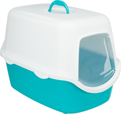 Trixie Cat Box Vico Turquoise White