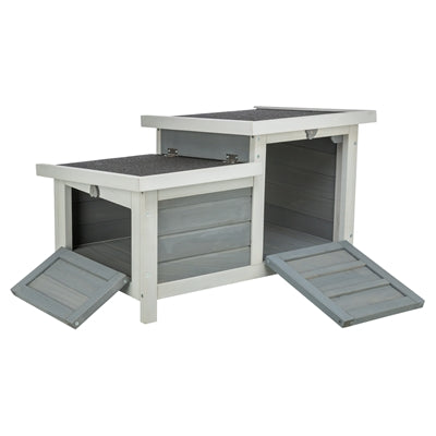 Trixie rodent house with 2 inputs Gray White