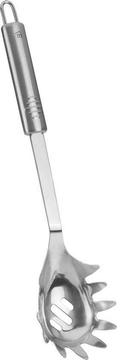Cuchara para pasta Metaltex acero color plata imperial