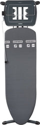 Asse da stiro Leifheit air board express m solid - 120x38 cm - adatto per generatore di vapore - nero