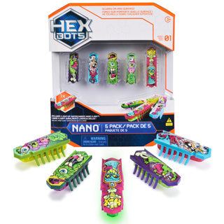 Confezione regalo Hexbots nano, confezione da 5 (1x flash nano, 4x nano)