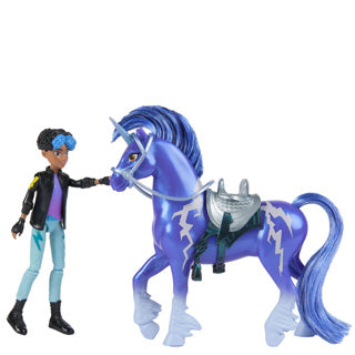 Muñeca unicornio academia rory y unicornio tormenta 11,5 cm y 12,5 cm
