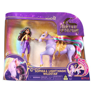 Unicorn Academy Pop Sophia Unicorn Wildstar (con luz)