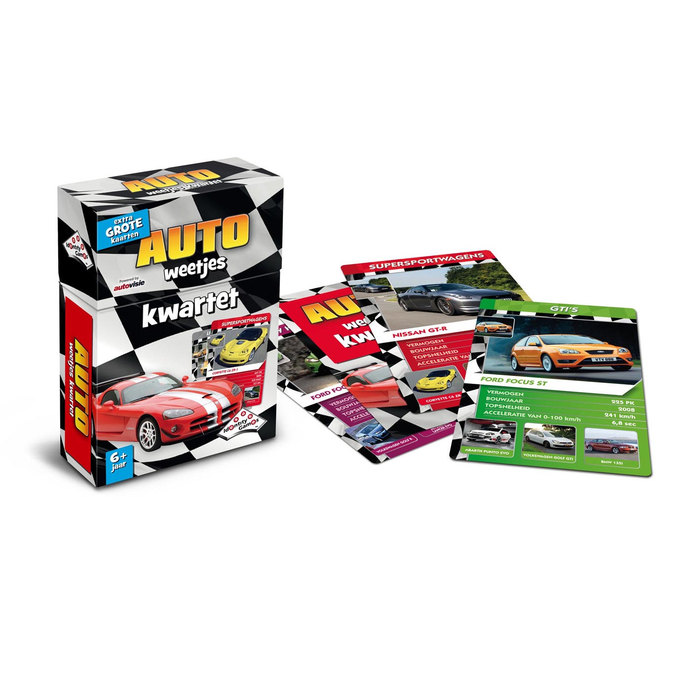 Giochi di identità Auto Facts Quartet