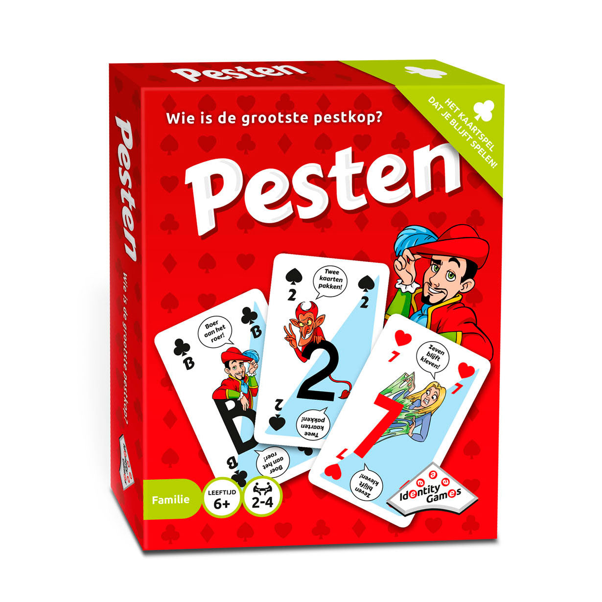 Identity games pesten kaartspel