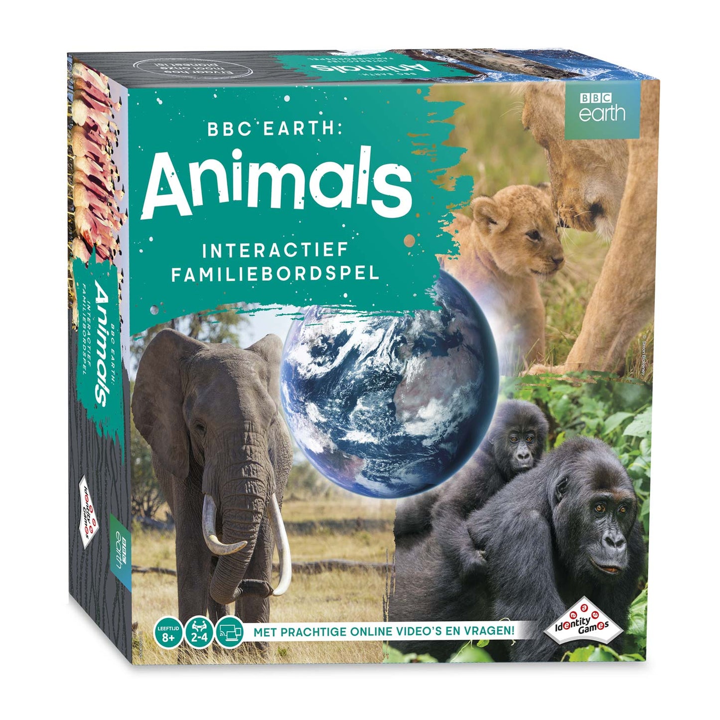 Juegos de identidad BBC Earth Animals Interactive Family Game de mesa