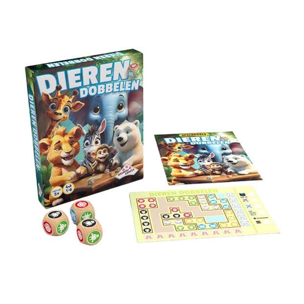 Identity games dieren dobbelen - 1 tot 6 spelers