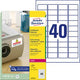 Etichette multifunzionali avery zweckform l614020 800 pezzi