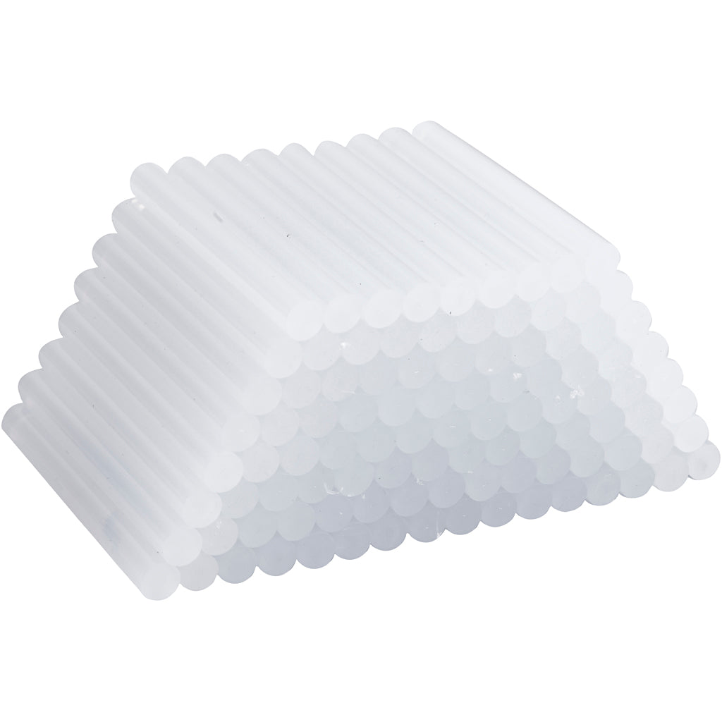 Ricariche per pistole incollatrici Creativ Company maxi, l: 10 cm, d 11 mm, 100 pezzi 1 scatola