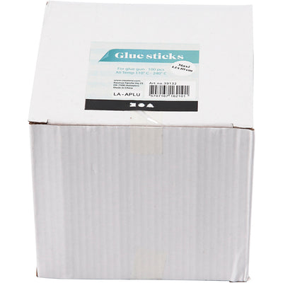Ricariche per pistole incollatrici Creativ Company maxi, l: 10 cm, d 11 mm, 100 pezzi 1 scatola