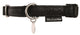 Cuello de cuero negro