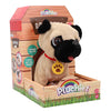 Peluche bulldog francese Frankie che abbaia con scarichi