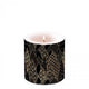 Ambiente kaars luxury trees- zwart -ã˜ 7,5 - h 9 cm -paraffine - branduren â± 35 uren