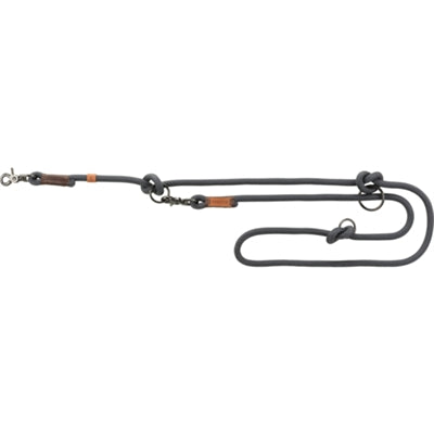 Trixie dog leash be nordic adjustable dark gray brown