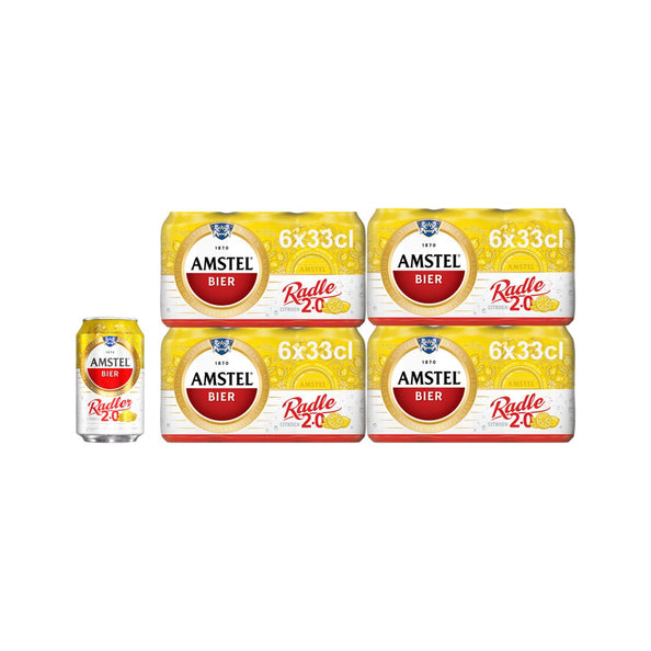 Amstel radler 2.0% can (24x 33cl)