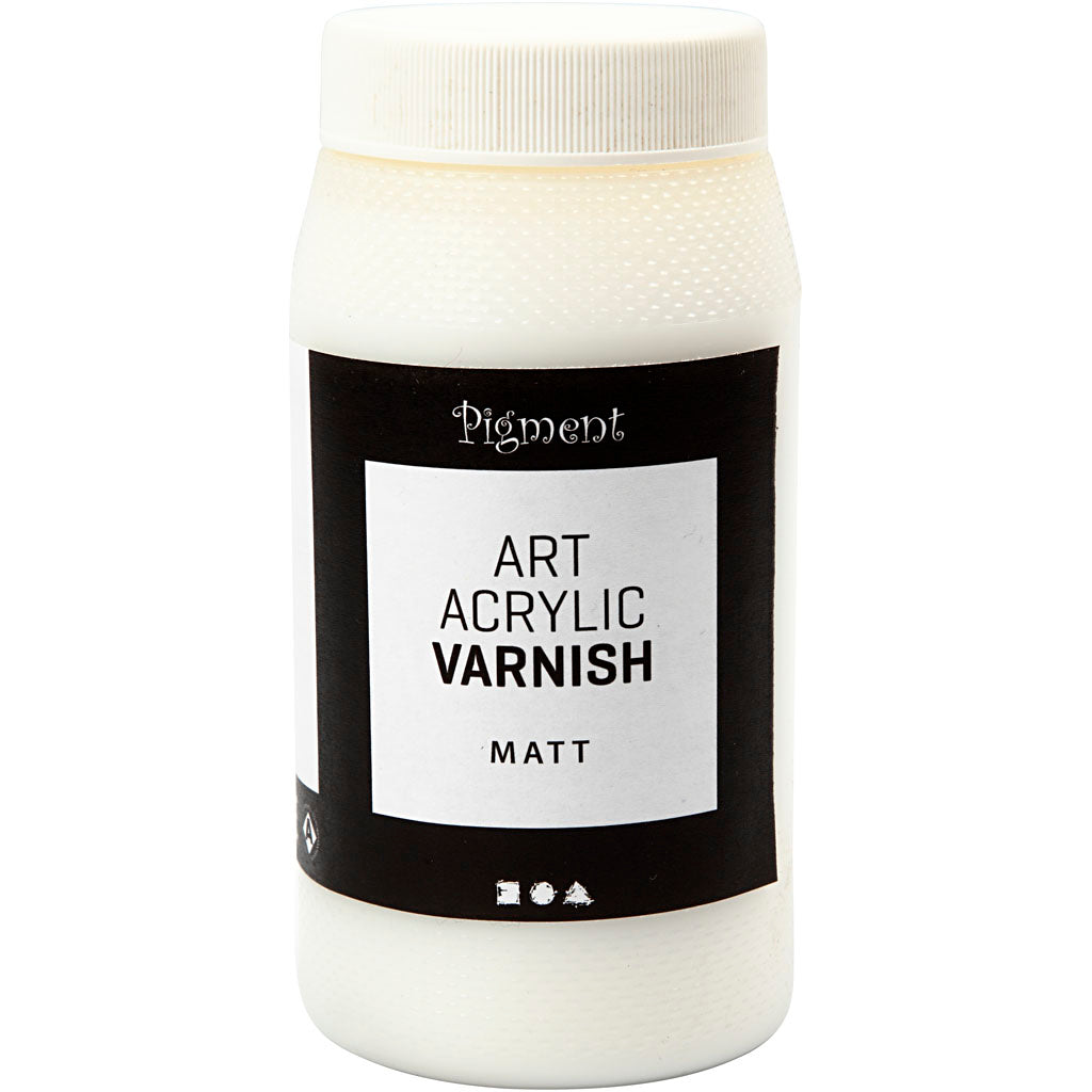 Vernice acrilica artistica Creative Company, trasparente opaca, bianca, 500 ml 1 scatola
