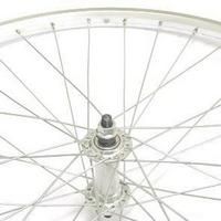 Rueda delantera 26 (559) ALU Estándar de plata de eje fijo